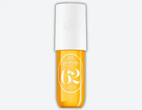Consejos para elegir y disfrutar tu perfume 22 Brumas y Body Mists:
Botella amarilla translúcida de Sol de Janeiro con tapón blanco. Diseño moderno y fresco, ideal para uso corporal diario.